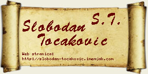 Slobodan Točaković vizit kartica